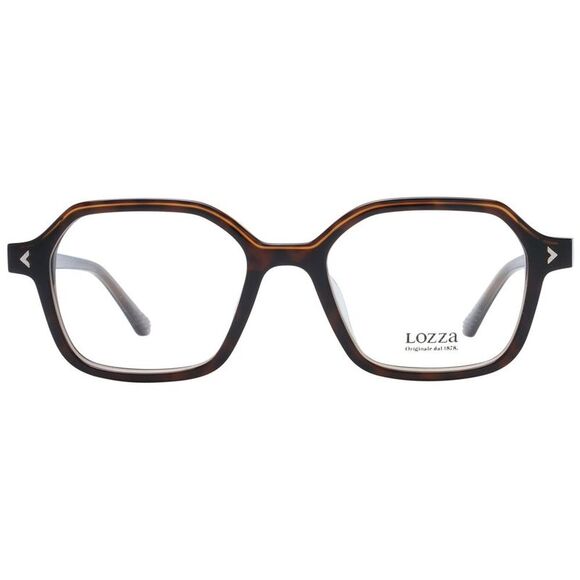 Lozza VL3162 Brown Eyeglasses Unisex Brown Frames
